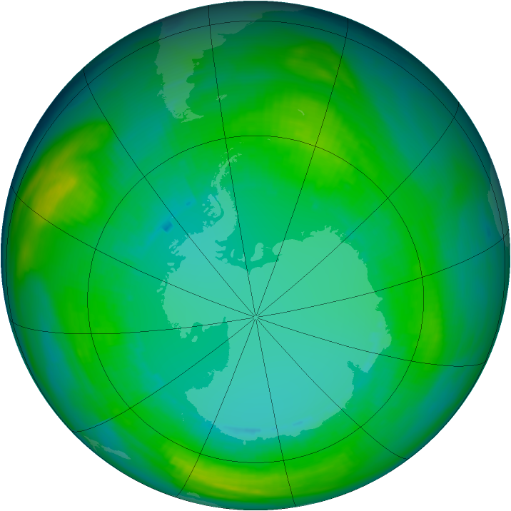 Ozone Map 1980-08-12